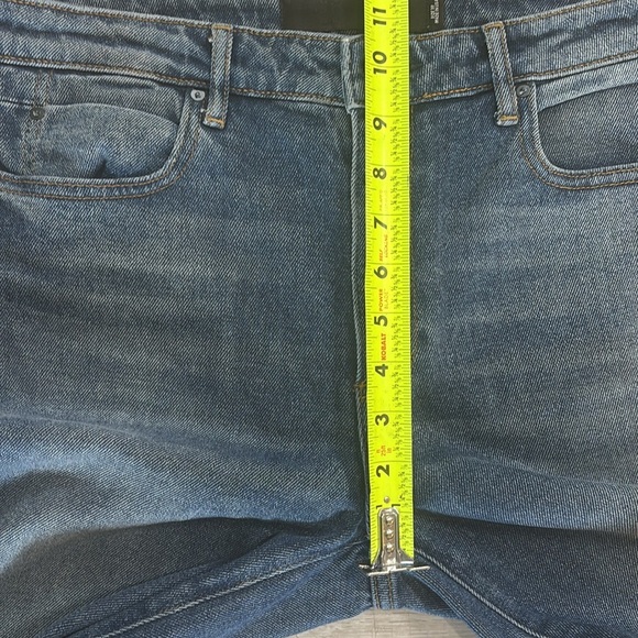 Alexander Wang Denim X Wang Mid Rise Straight Leg Blue Denim Jeans 30 - Picture 5 of 10